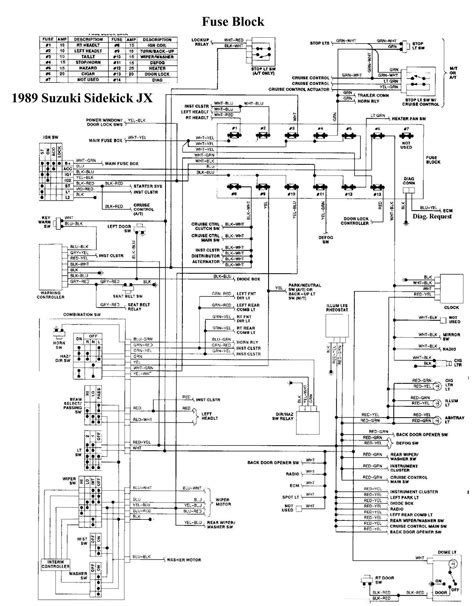 1990 geo tracker wiring diagram 